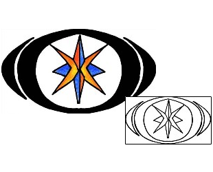 Compass Tattoo Astronomy tattoo | PPF-01699