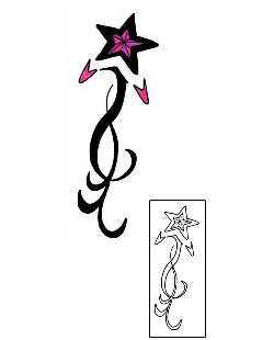 Shooting Star Tattoo Astronomy tattoo | PPF-01702