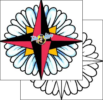 Daisy Tattoo compass-tattoos-pablo-paola-ppf-01743