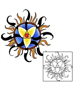 Sun Tattoo Astronomy tattoo | PPF-01759