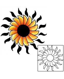 Sun Tattoo Astronomy tattoo | PPF-01760