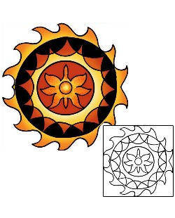 Sun Tattoo Astronomy tattoo | PPF-01770