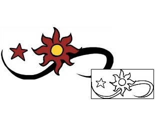 Sun Tattoo Astronomy tattoo | PPF-01779