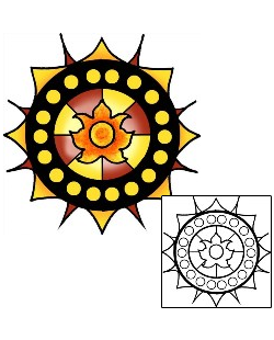 Sun Tattoo Astronomy tattoo | PPF-01794