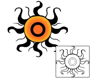 Sun Tattoo Astronomy tattoo | PPF-01797