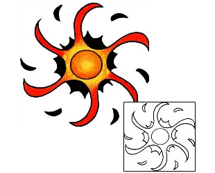 Sun Tattoo Astronomy tattoo | PPF-01834