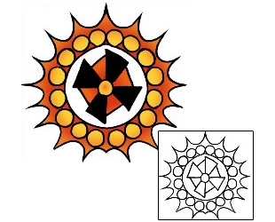 Sun Tattoo Astronomy tattoo | PPF-01836