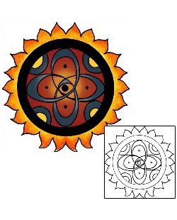 Sun Tattoo Astronomy tattoo | PPF-01840