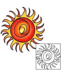 Sun Tattoo Astronomy tattoo | PPF-01843