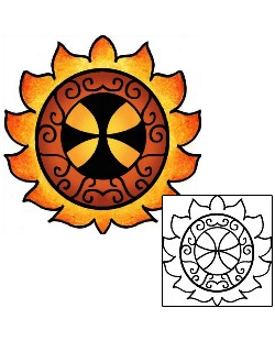 Sun Tattoo Astronomy tattoo | PPF-01849