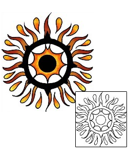 Sun Tattoo Astronomy tattoo | PPF-01852