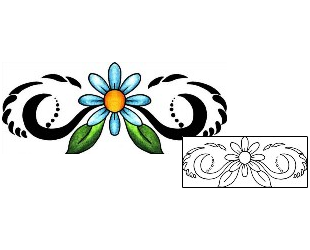 Daisy Tattoo Plant Life tattoo | PPF-01868