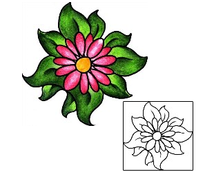 Daisy Tattoo Plant Life tattoo | PPF-01873