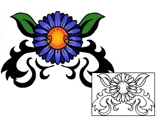 Daisy Tattoo Plant Life tattoo | PPF-01879