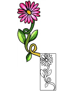 Daisy Tattoo Plant Life tattoo | PPF-01880