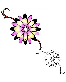 Daisy Tattoo Plant Life tattoo | PPF-01890