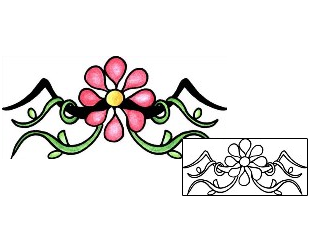 Daisy Tattoo Plant Life tattoo | PPF-01894
