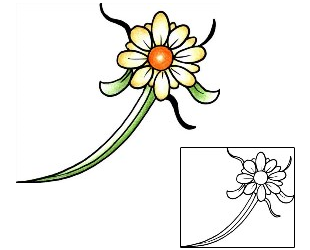 Daisy Tattoo Plant Life tattoo | PPF-01899