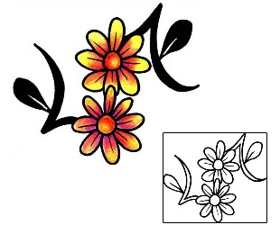 Daisy Tattoo Plant Life tattoo | PPF-01922