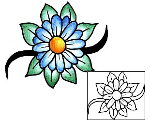 Daisy Tattoo Plant Life tattoo | PPF-01923