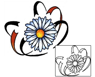 Daisy Tattoo Plant Life tattoo | PPF-01927