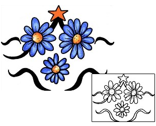 Daisy Tattoo Plant Life tattoo | PPF-01930