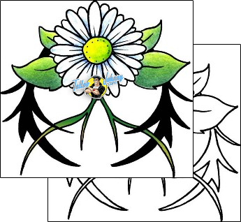 Daisy Tattoo plant-life-daisy-tattoos-pablo-paola-ppf-01931