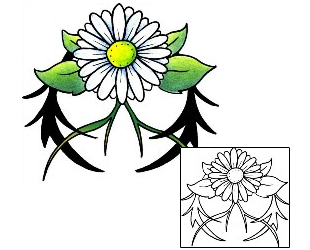 Daisy Tattoo Plant Life tattoo | PPF-01931