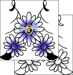 Daisy Tattoo plant-life-daisy-tattoos-pablo-paola-ppf-01934