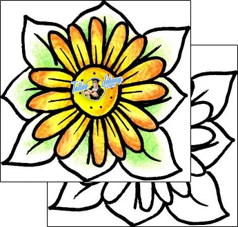 Daisy Tattoo plant-life-daisy-tattoos-pablo-paola-ppf-01940