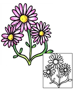 Daisy Tattoo Plant Life tattoo | PPF-01944