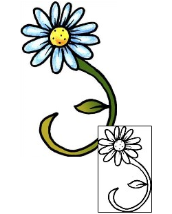 Daisy Tattoo Plant Life tattoo | PPF-01947