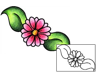 Daisy Tattoo Plant Life tattoo | PPF-01959