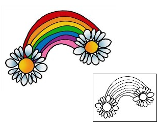 Rainbow Tattoo Plant Life tattoo | PPF-01964