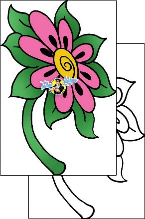 Daisy Tattoo plant-life-daisy-tattoos-pablo-paola-ppf-01966