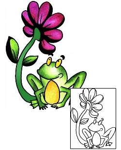 Frog Tattoo Reptiles & Amphibians tattoo | PPF-01968
