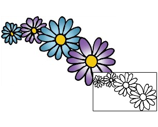 Daisy Tattoo Plant Life tattoo | PPF-01971