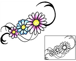 Daisy Tattoo Plant Life tattoo | PPF-01975