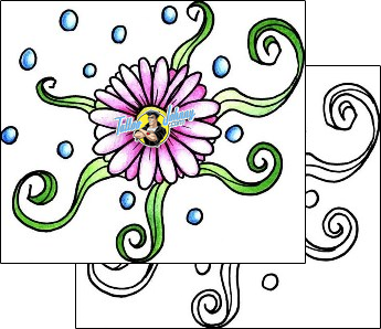 Daisy Tattoo plant-life-daisy-tattoos-pablo-paola-ppf-01981