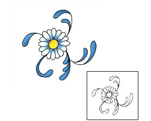 Daisy Tattoo Plant Life tattoo | PPF-01995