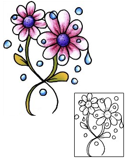 Daisy Tattoo Plant Life tattoo | PPF-02014