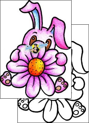 Daisy Tattoo rabbit-tattoos-pablo-paola-ppf-02018