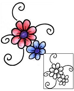 Daisy Tattoo Plant Life tattoo | PPF-02027