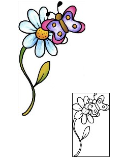 Daisy Tattoo Plant Life tattoo | PPF-02039