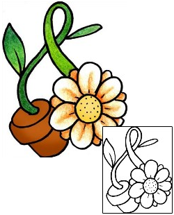 Daisy Tattoo Plant Life tattoo | PPF-02044