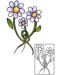 Daisy Tattoo Plant Life tattoo | PPF-02051