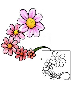 Daisy Tattoo Plant Life tattoo | PPF-02056