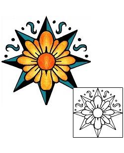 Daisy Tattoo Plant Life tattoo | PPF-02069