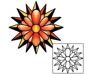 Daisy Tattoo Plant Life tattoo | PPF-02072