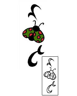 Ladybug Tattoo Insects tattoo | PPF-02202